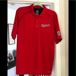Majestic Cool Base Washington Nationals Golf Shirt